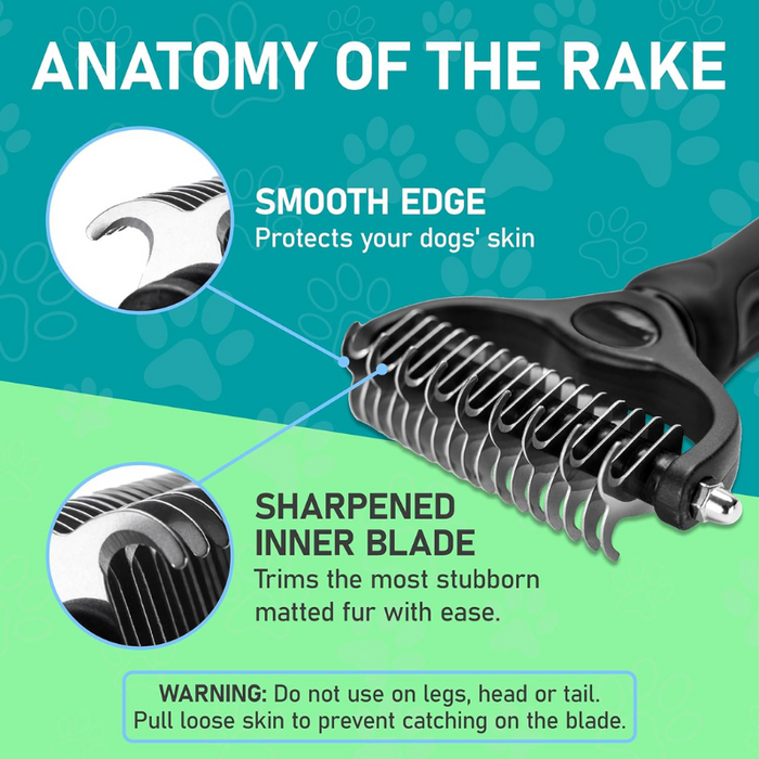 Dual Sided Pet Grooming Brush