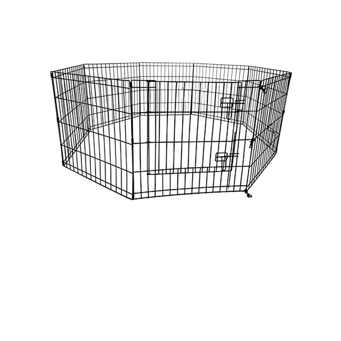 Portable Indoor Outdoor Exercise Pen With Door