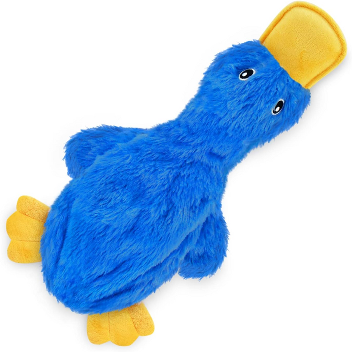 Crinkle Duck Shaped Dog Toy With Squeaker