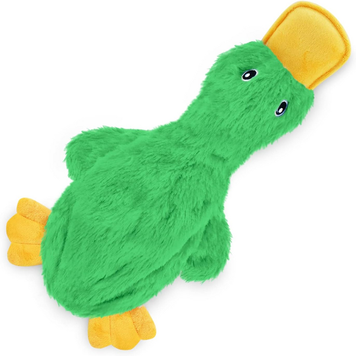 Crinkle Duck Shaped Dog Toy With Squeaker