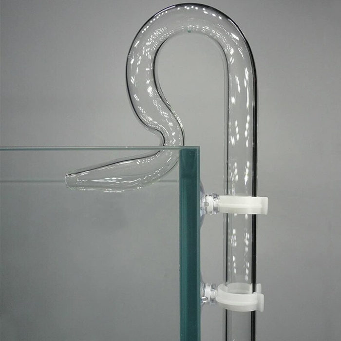 Transparent Glass Jet Outflow Pipe for Aquarium
