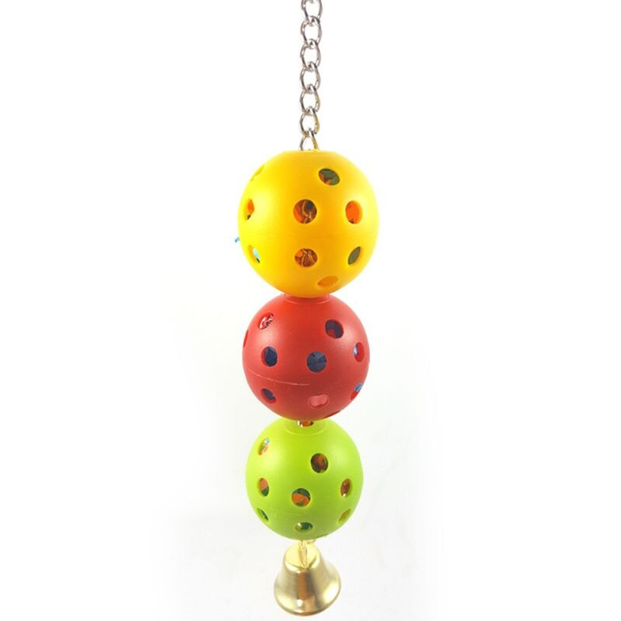 Bell Chewing Colorful Toys For Birds
