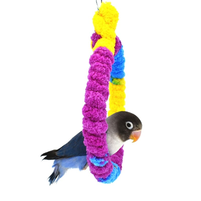 Parrot Rope Swing Standing Bar