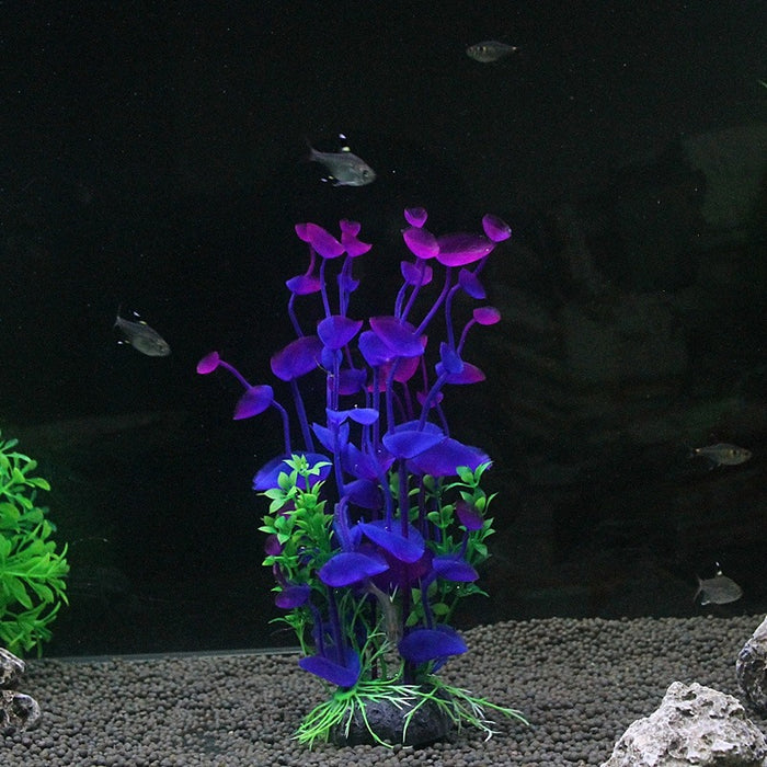 Plastic Water Plant Ornament For Aquarium