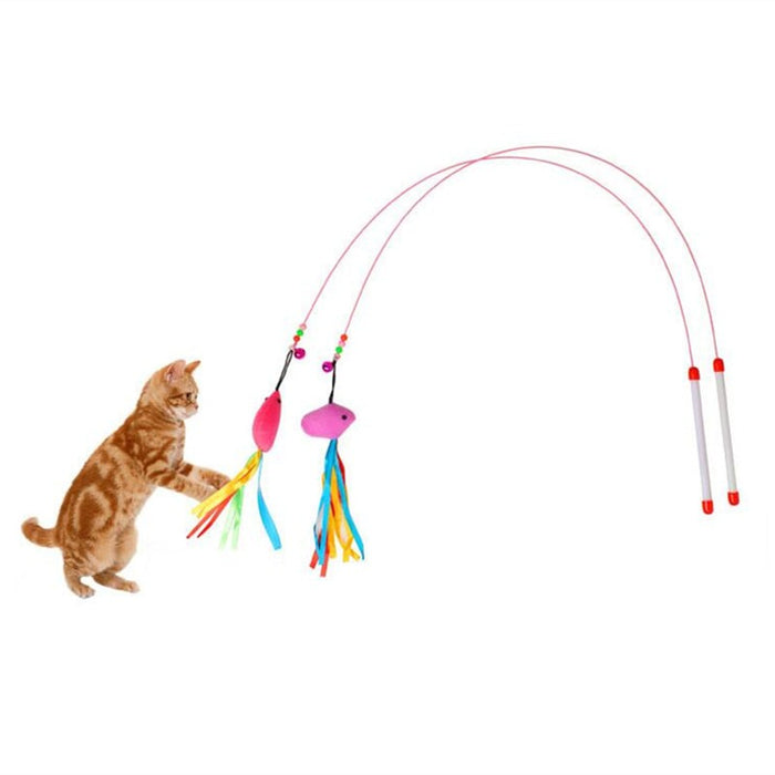 Elastic Metal Wire Cat Stick