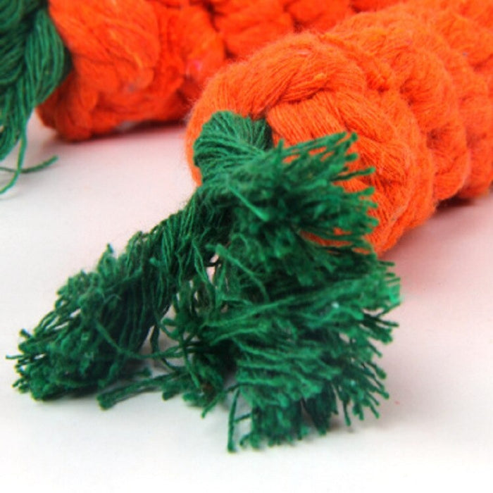 Carrot Shaped Knot Ropes Toys