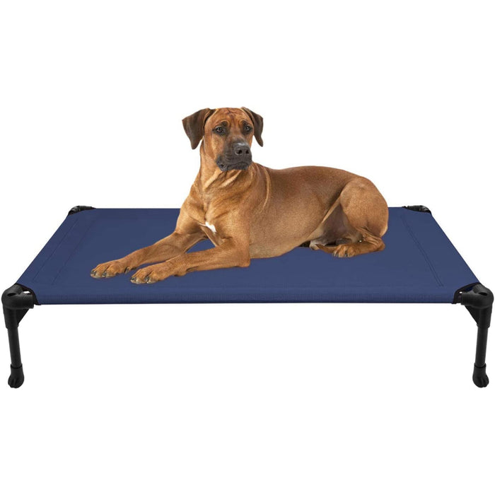 Portable Raised Pet Cot For Indoor And Outdoor Use