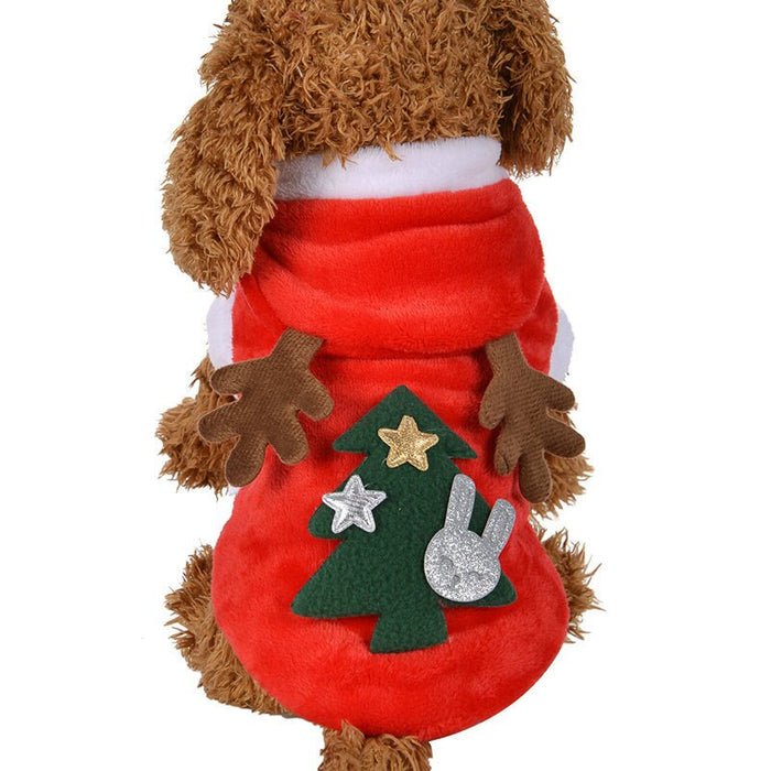 Christmas Dog Clothes Hoodies
