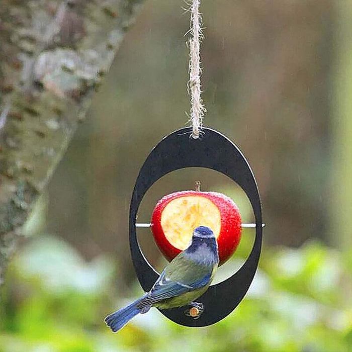 Hanging Wooden Bird Feeder