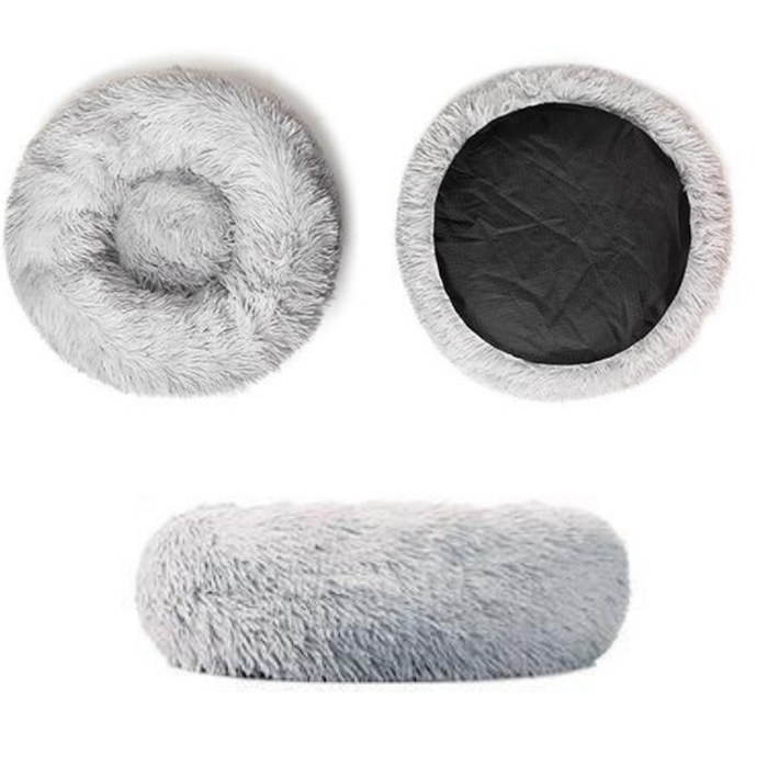 Comfy Anti-Anxiety Calming Dog & Cat Donut Bed | Fluffy Dog Bed