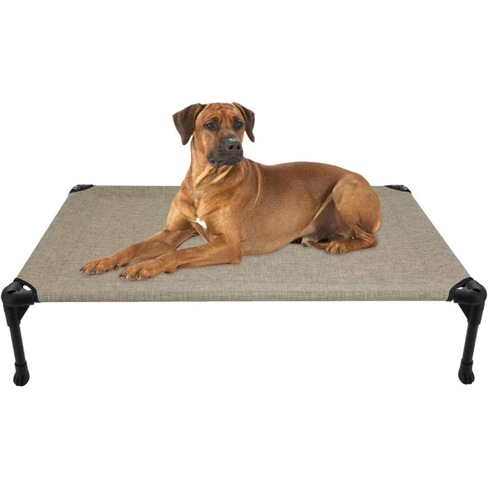 Portable Raised Pet Cot For Indoor And Outdoor Use