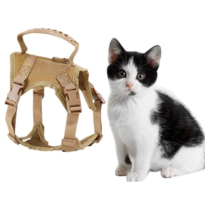 Adjustable Cat Harness Vest With Handle