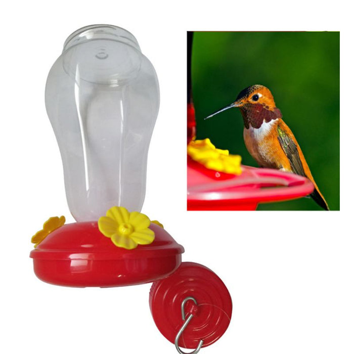 Flower-Shaped Plastic Bird Feeder