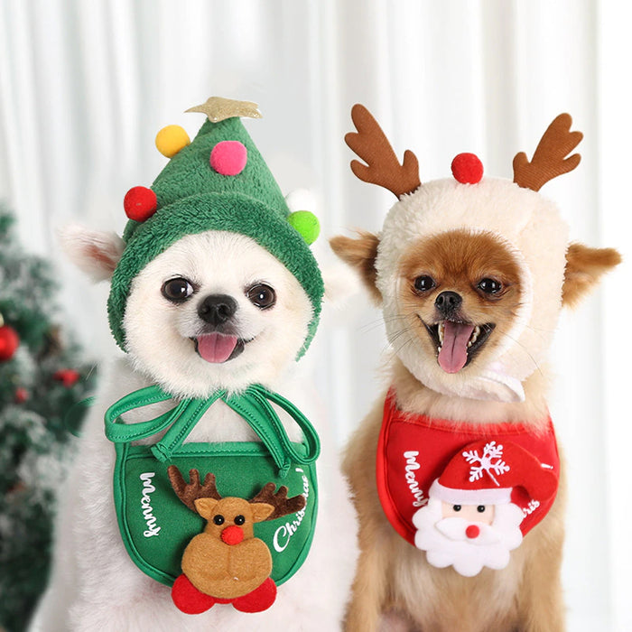 Hat Christmas  Pet Dog