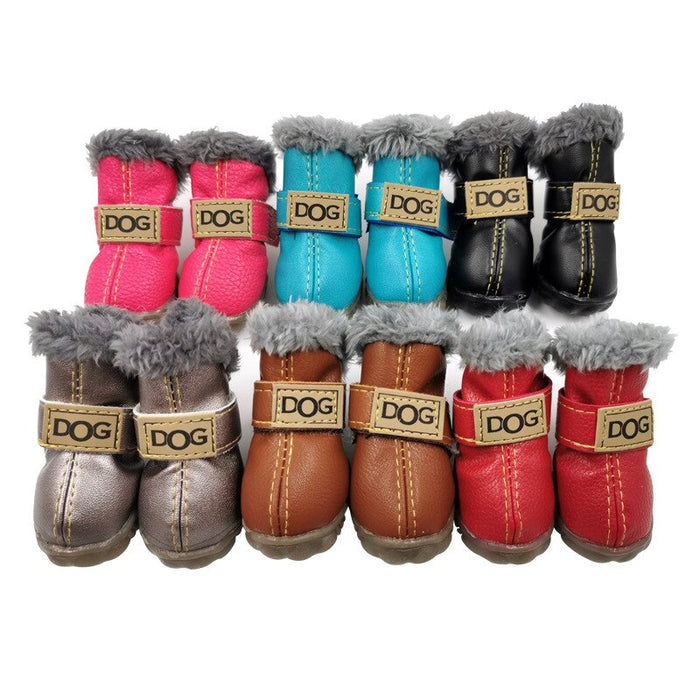 Thick Soft Snow Boots Of Dogs