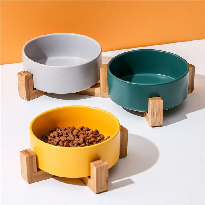Ceramic Cat Feeding Bowls