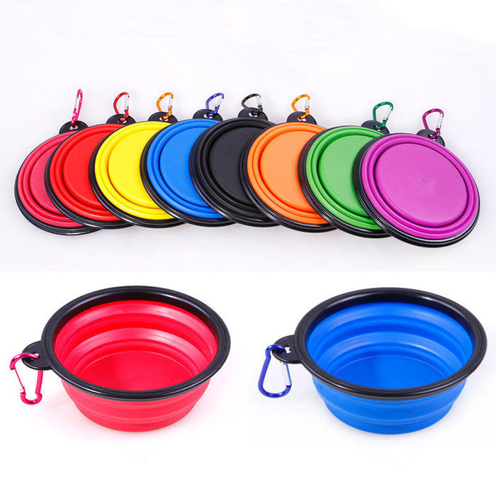 Silicone Collapsible Dog Feeding Bowl