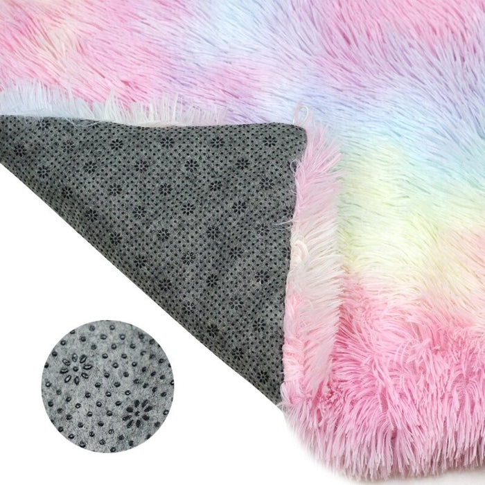 Cushion Cat Bed Soft Plush Anti Slip
