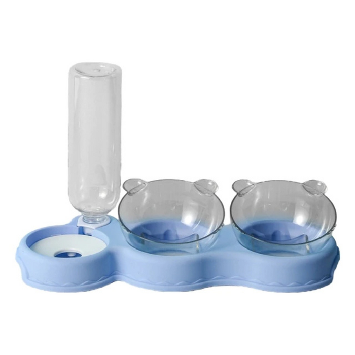 3-in-1 Pet Cat Bowl Automatic Feeder