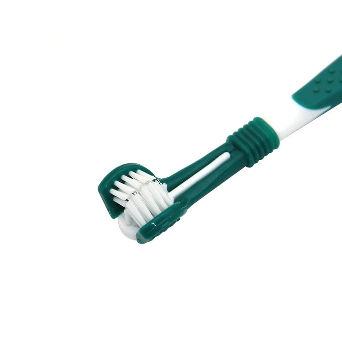 Three-Head Toothbrush For Dogs