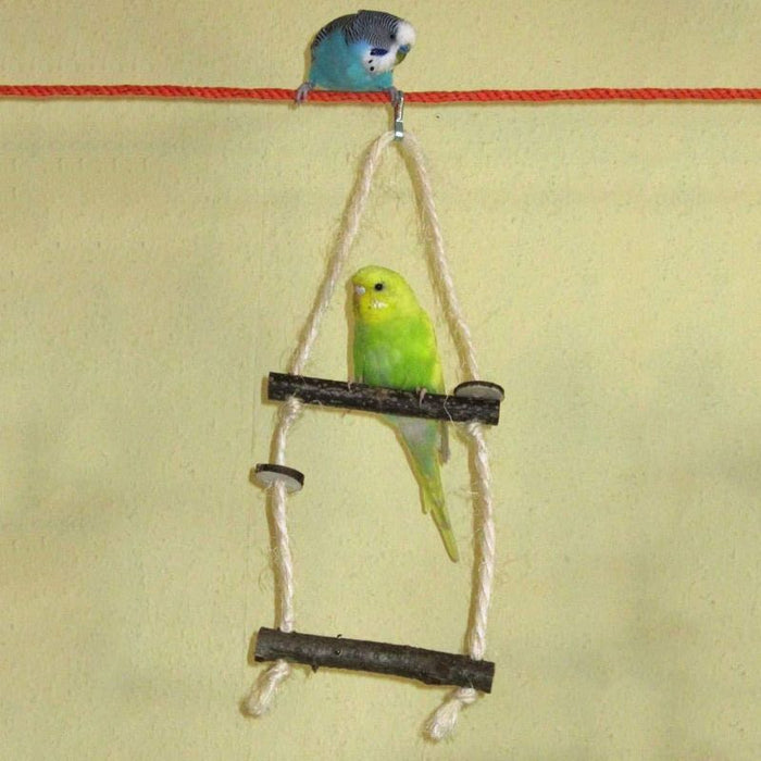 Wooden Swing Toys Set For Birds