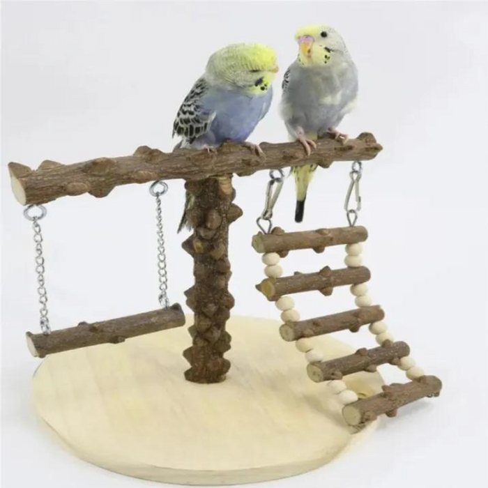 Bird Perch With Climb Swing Ladders For Birds
