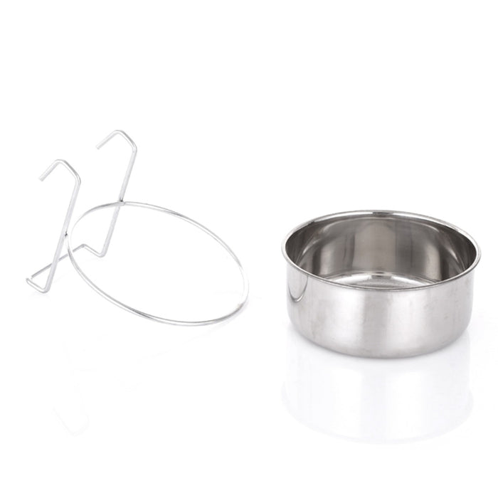 Stainless Steel Dog Food Bowl Cage