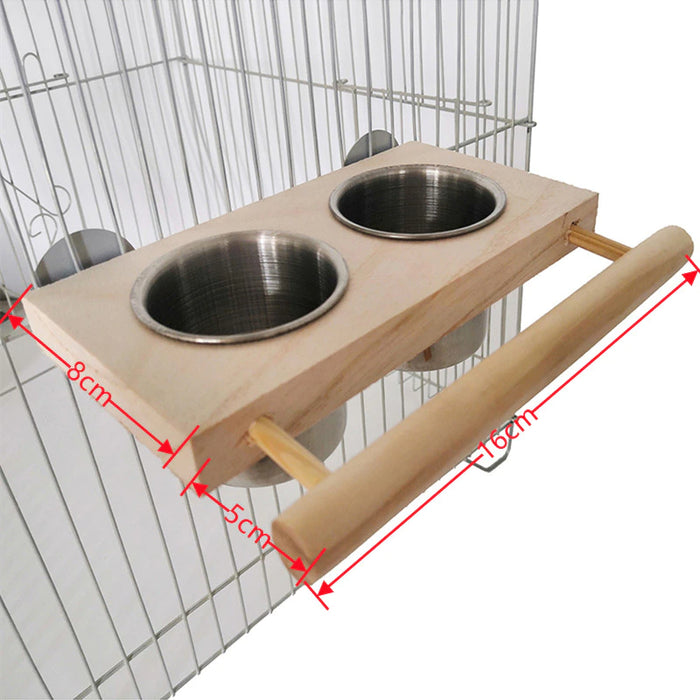 Stainless Steel Food Container For Birds