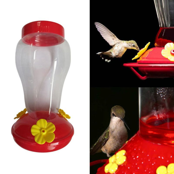 Flower-Shaped Plastic Bird Feeder