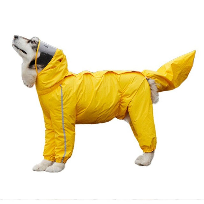 Dog Raincoat With Visible Hat