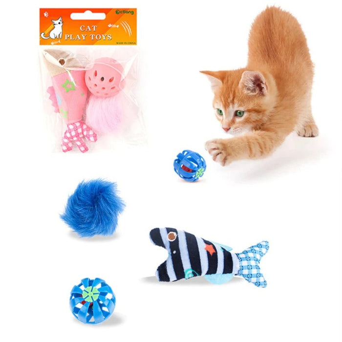 3 Pcs Set Cat Interactive Toy