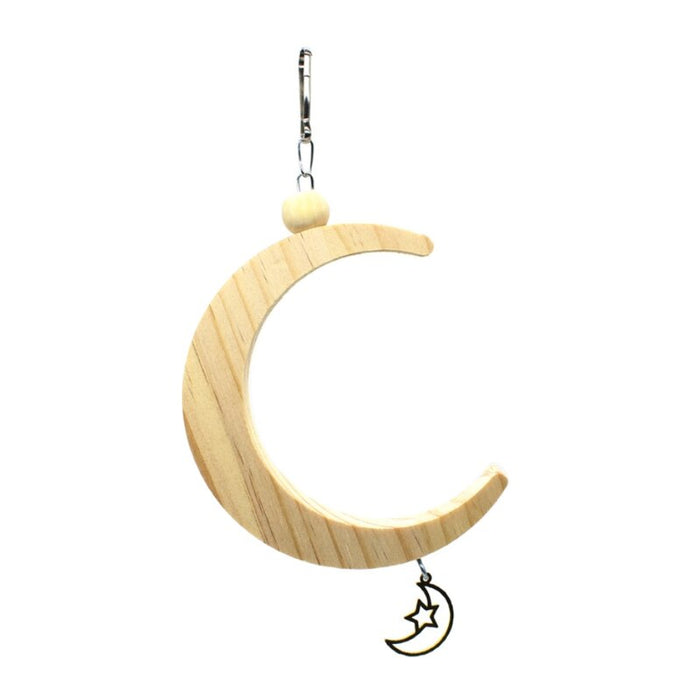 Moon Shape Wooden Swing Toy