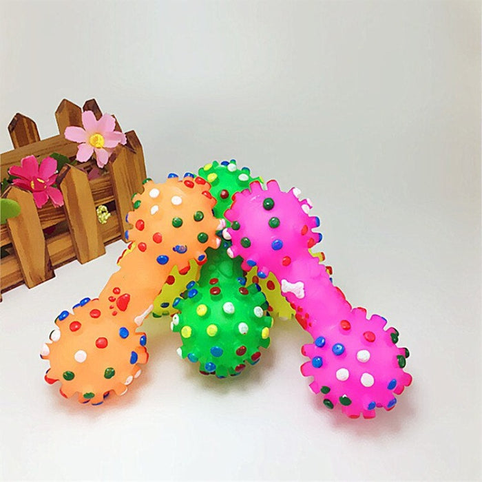 Colorful Dotted Dumbbell