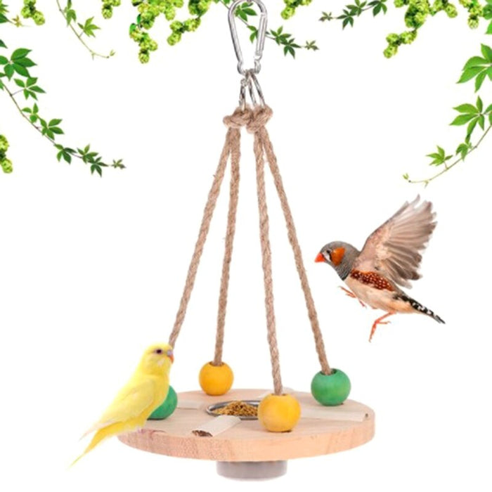 Birds Stainless Steel Hanging Bowl