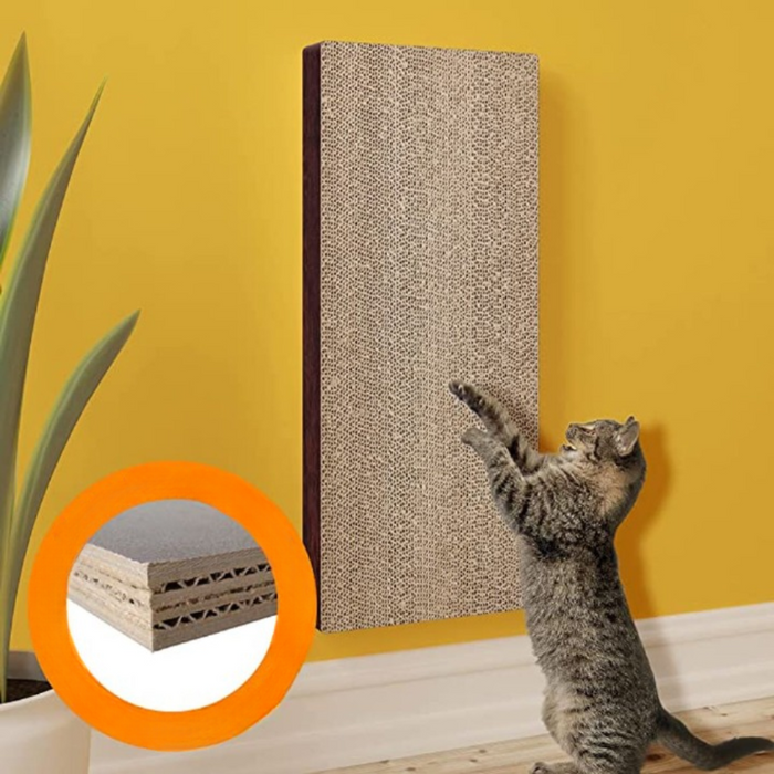 Wall Mount Scratch Pad And Spray For Cat