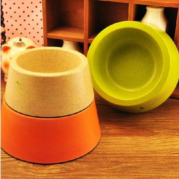 Bamboo Fiber Dog Bowl