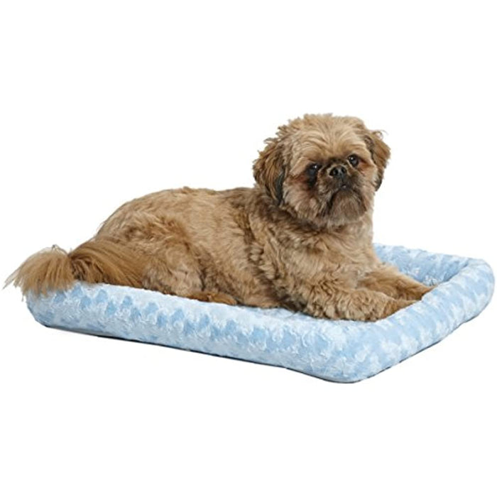 Comfortable Bolster Pet Bed for Dogs & Cats | Ultra soft Synthetic fur