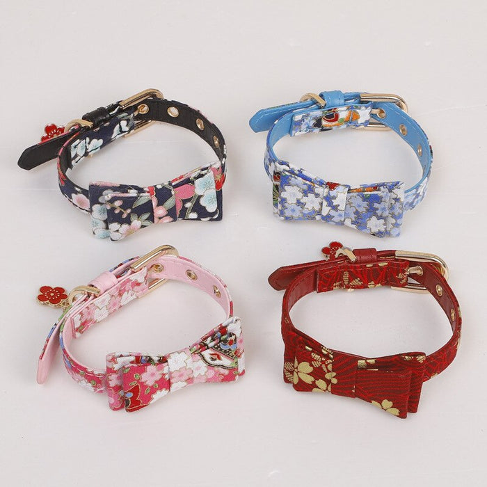Cat Collar With Flowers