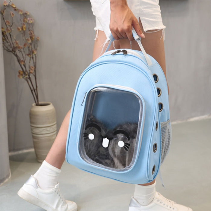 Anti-Scratch Clear Cat Carrier Backpack