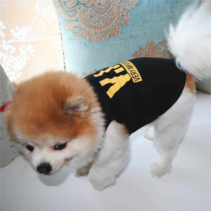 VIP Letter T- Shirt For Small Dogs