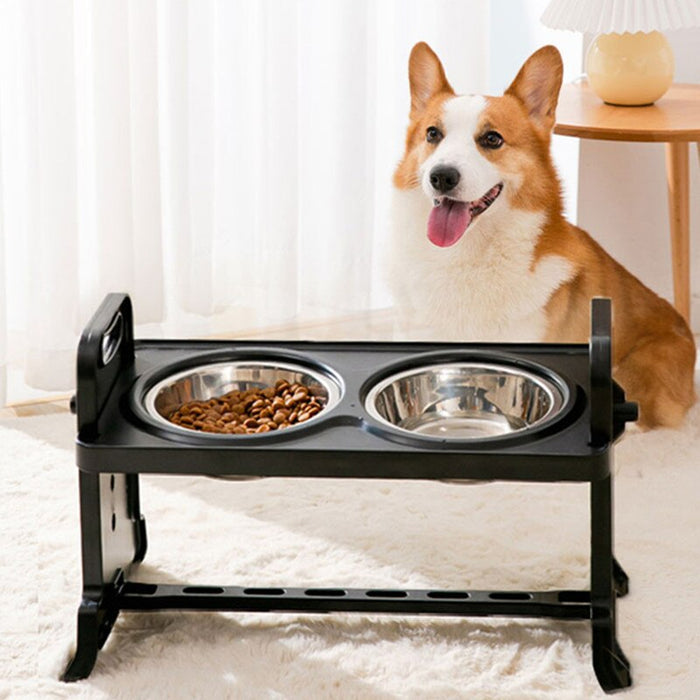Adjustable Stainless Steel Dog Bowls