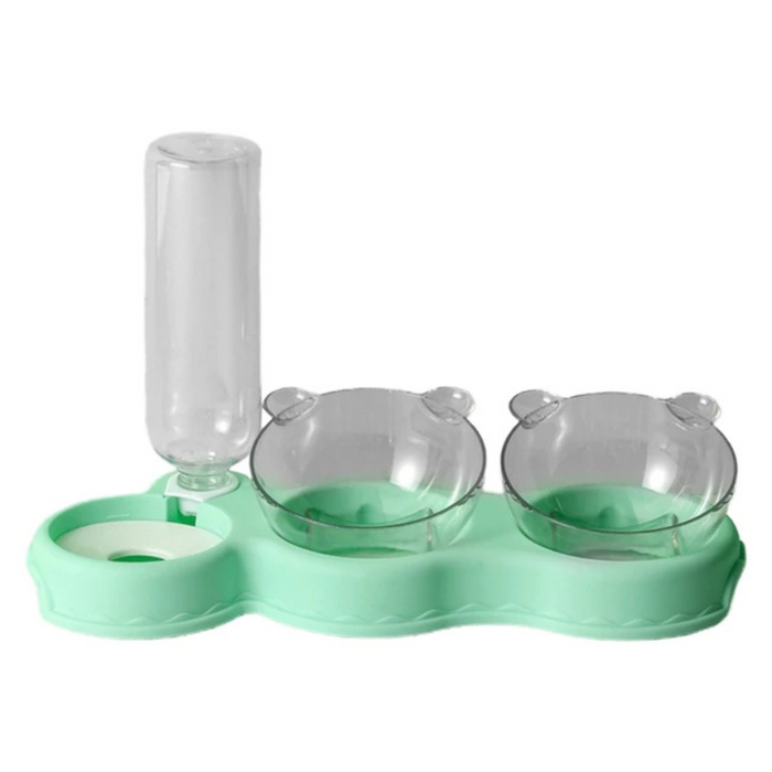 3-in-1 Pet Cat Bowl Automatic Feeder