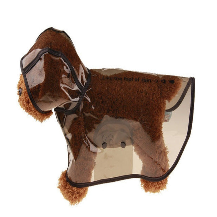 Transparent Raincoat For Small Dogs