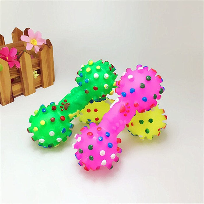 Colorful Dotted Dumbbell