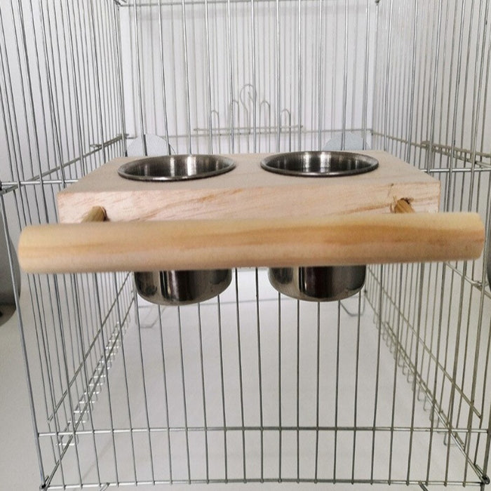 Stainless Steel Food Container For Birds