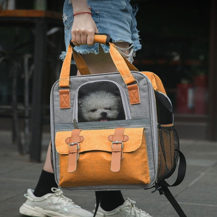 Portable Breathable Backpack For Pets