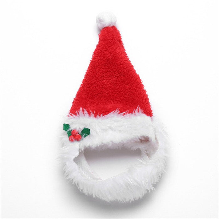 Big Beard Christmas Dog Hat