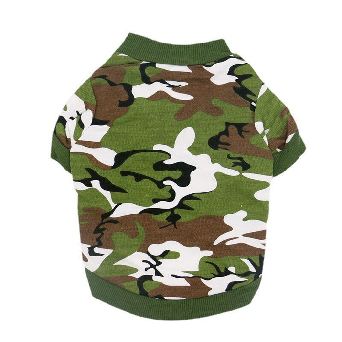 Camouflage Dog Clothes For Small Dog