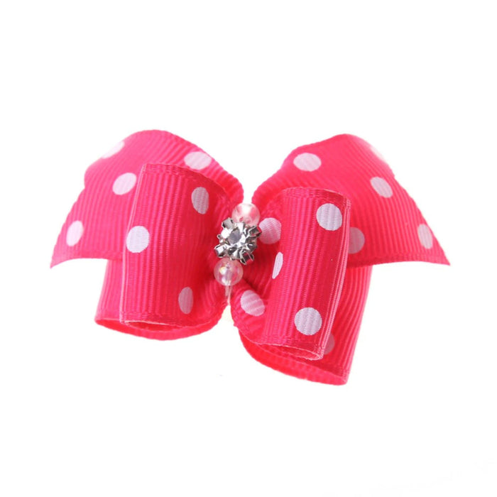 5 Pieces Pet Band Flower Bow