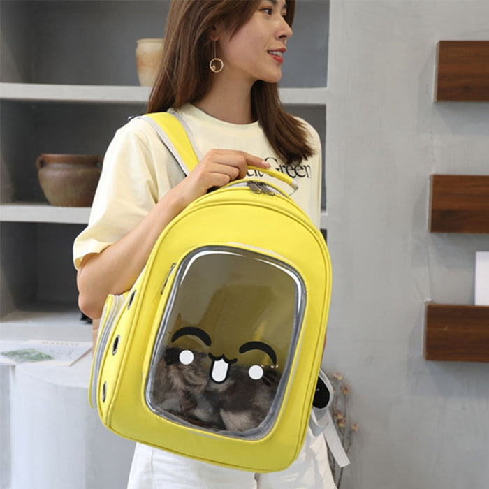 Anti-Scratch Clear Cat Carrier Backpack